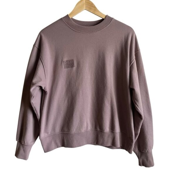 Noize Matea Sweatshirt XS Taupe Vegan Cruelty Free Sustainable - Picture 2 of 13